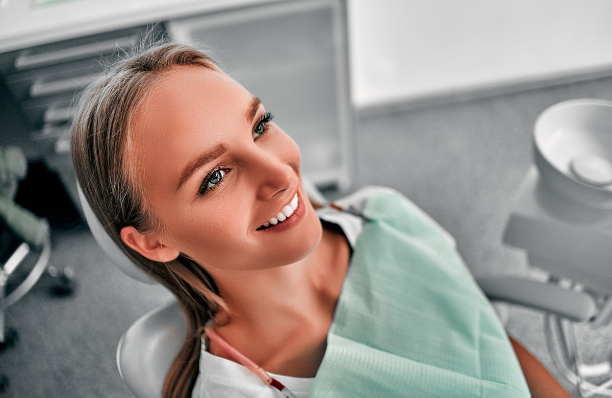 Smiling patient during smile design consultation at Mesa Dental in Summerlin, NV